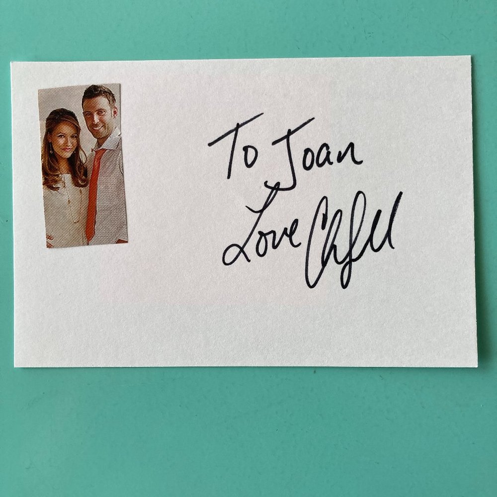 Chrishell Stause Signed Inscrib / Index Card 4X6” All My Children Selling Sunset